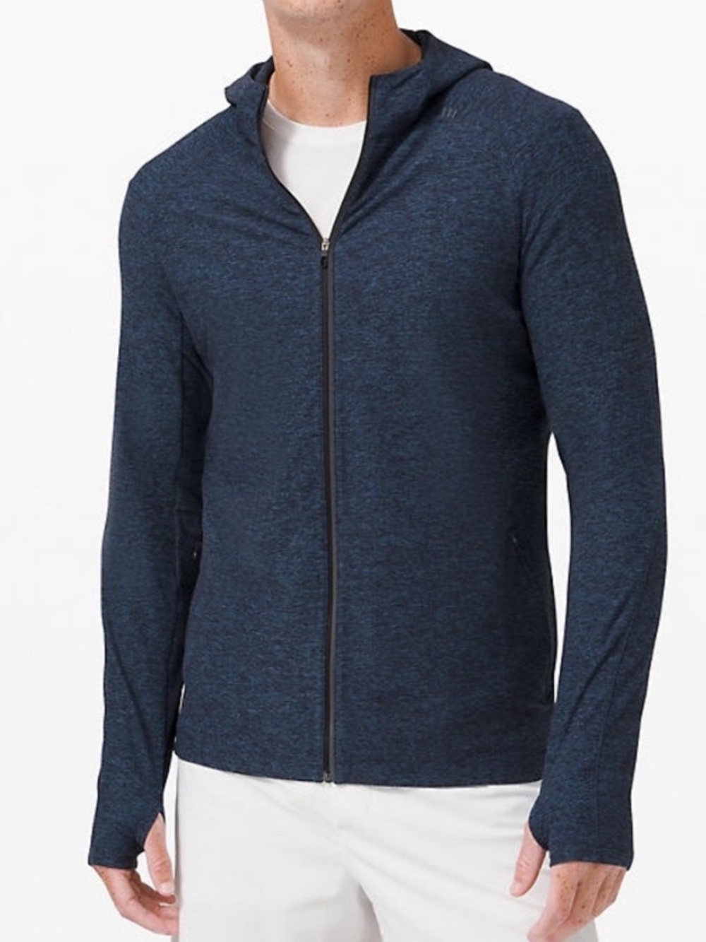 Lululemon Surge Warm Full Zip Hoodie Navy/Black Size XL